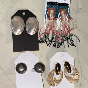 Set of Four Earrings